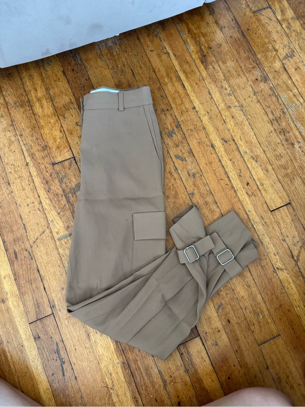 Babaton Camel High-Rise Tailored Pants